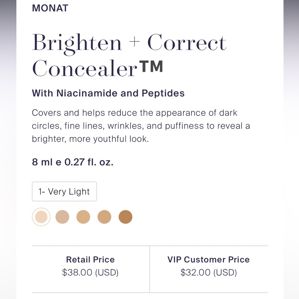 NEW Monat Concealer - Picture 3 of 3